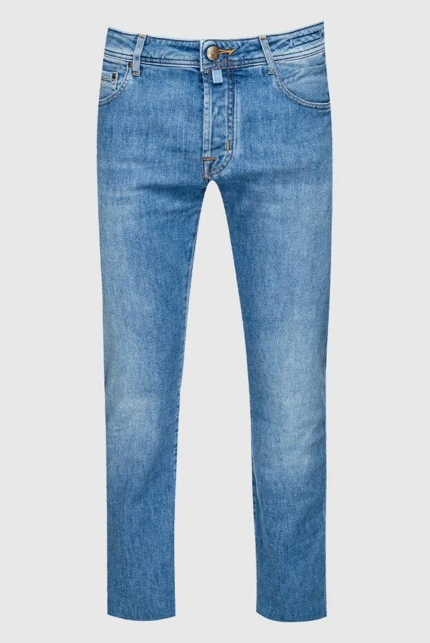 Jacob Cohen man cotton and polyester jeans blue for men купить с ценами и фото 158261 - photo 1