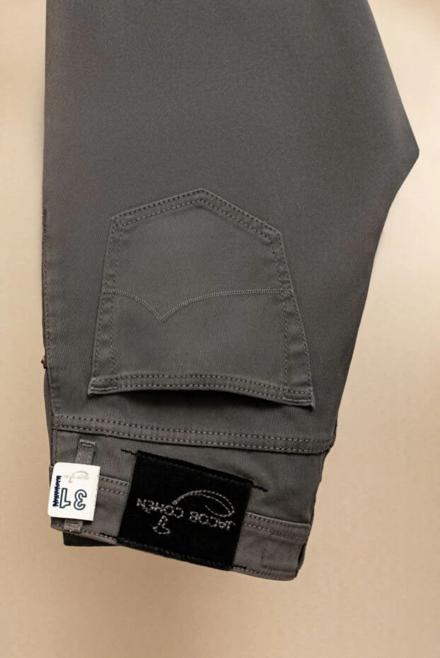 Jacob Cohen тегіс мақта матадан жасалған бес қалталы және мыс фитингтері бар ерлер джинсы
158263 - фото 2