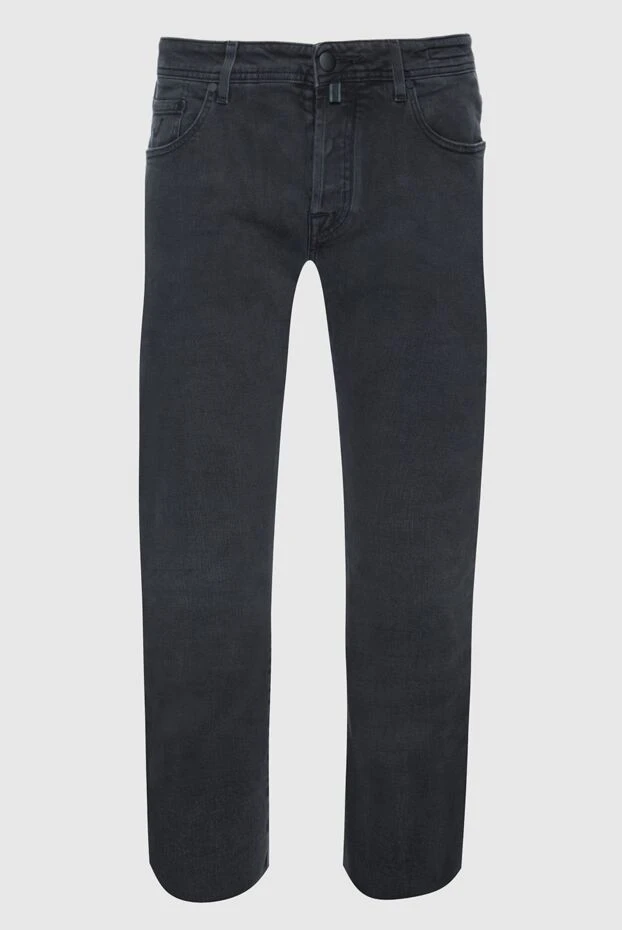 Jacob Cohen man gray cotton jeans for men купить с ценами и фото 158269 - photo 1