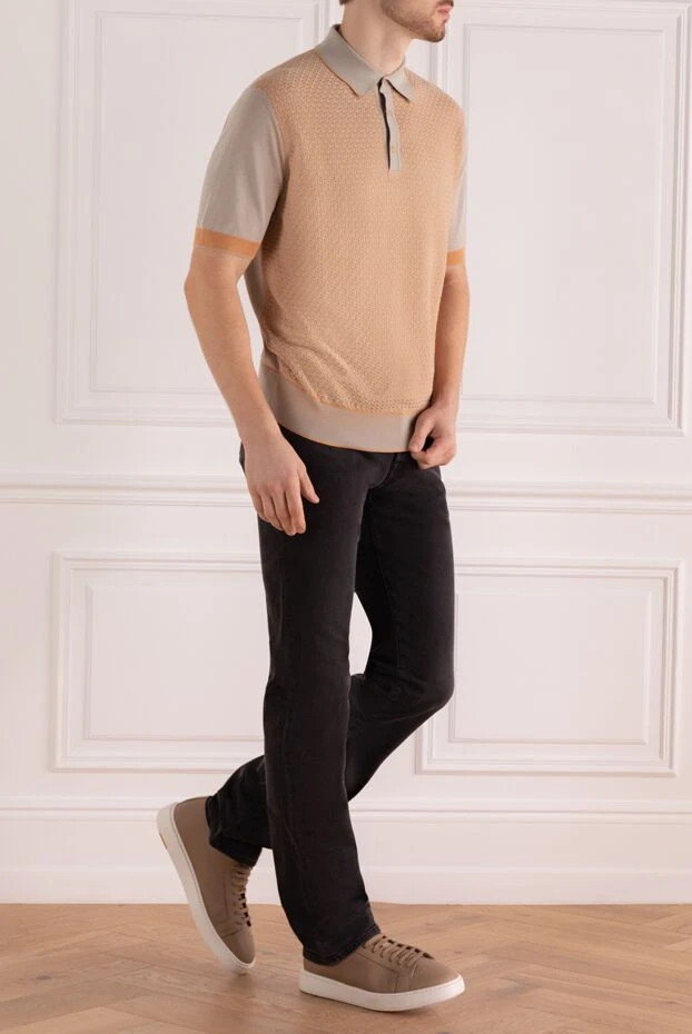 Jacob Cohen man gray cotton jeans for men купить с ценами и фото 158269 - photo 2