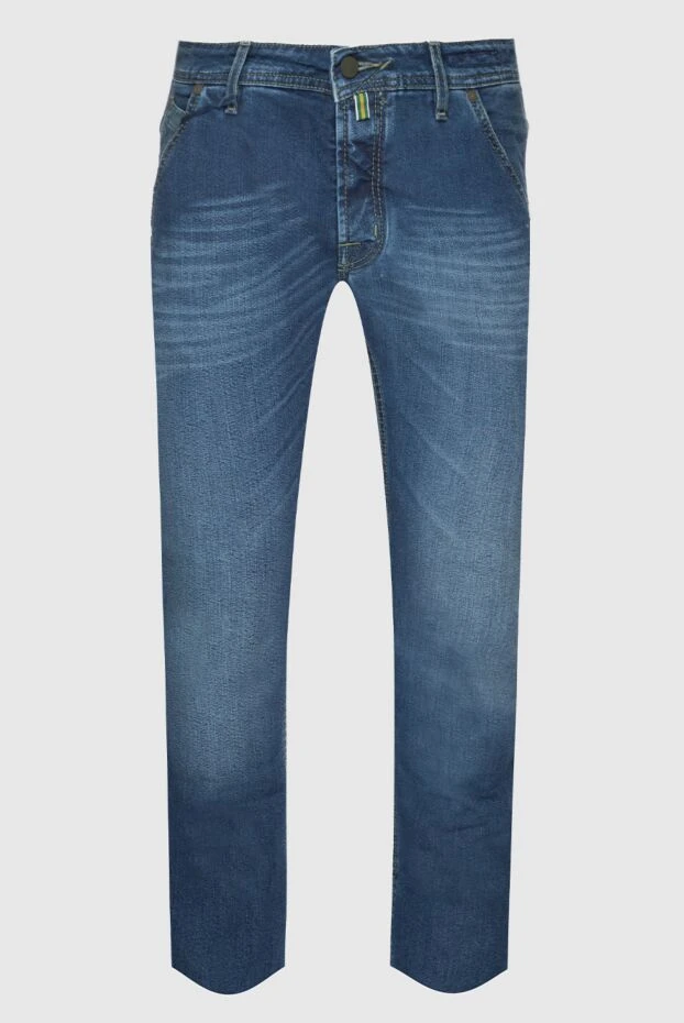 Jacob Cohen man cotton and elastomer jeans blue for men купить с ценами и фото 158271 - photo 1