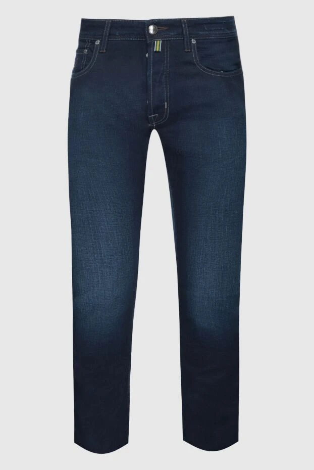 Jacob Cohen man blue cotton jeans for men купить с ценами и фото 158277 - photo 1