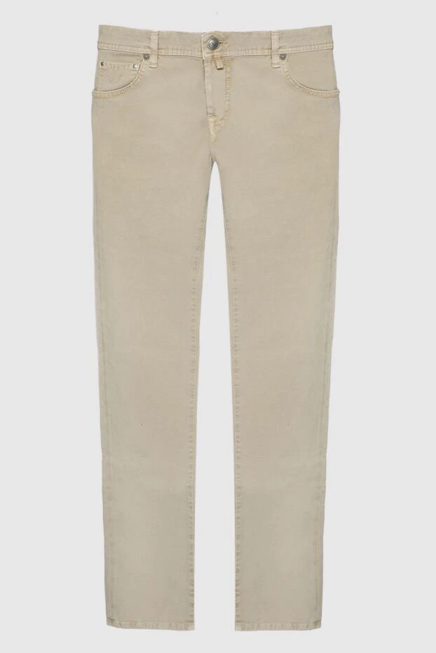 Jacob Cohen man beige cotton jeans for men купить с ценами и фото 158296 - photo 1