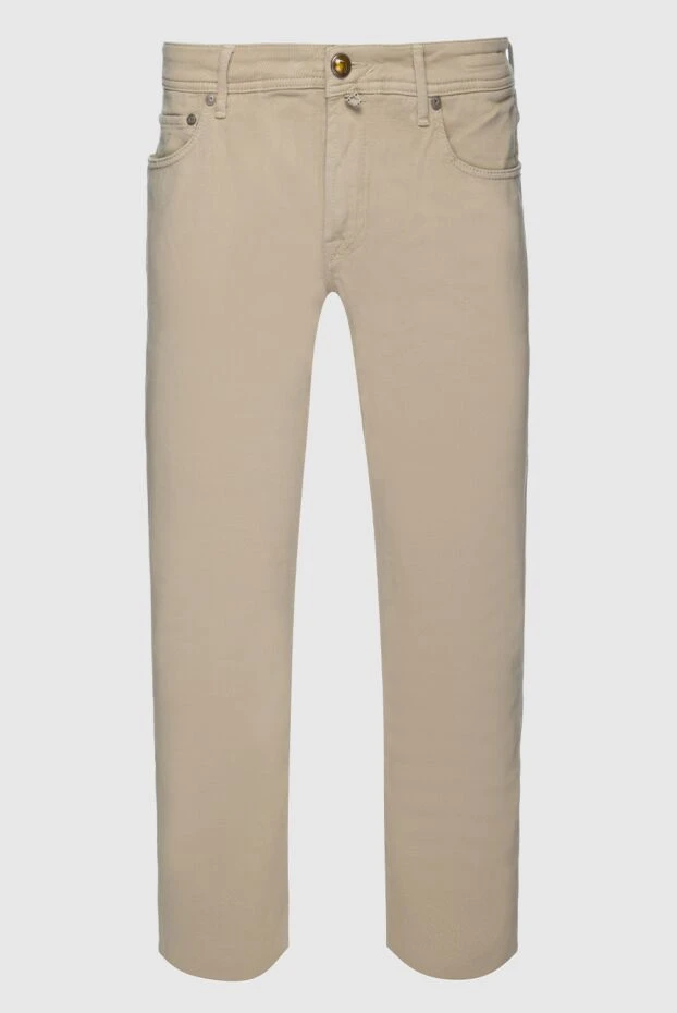 Jacob Cohen man beige cotton jeans for men купить с ценами и фото 158301 - photo 1