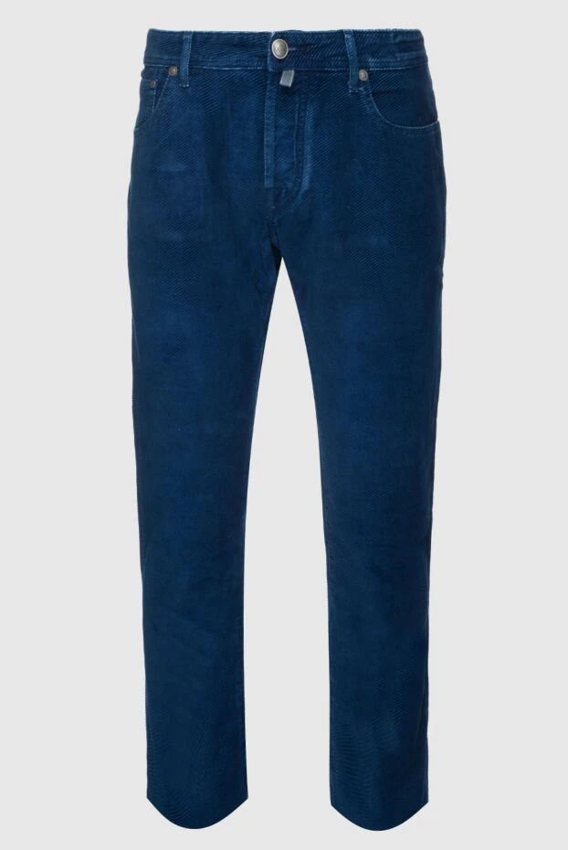 Jacob Cohen man blue cotton jeans for men купить с ценами и фото 158308 - photo 1