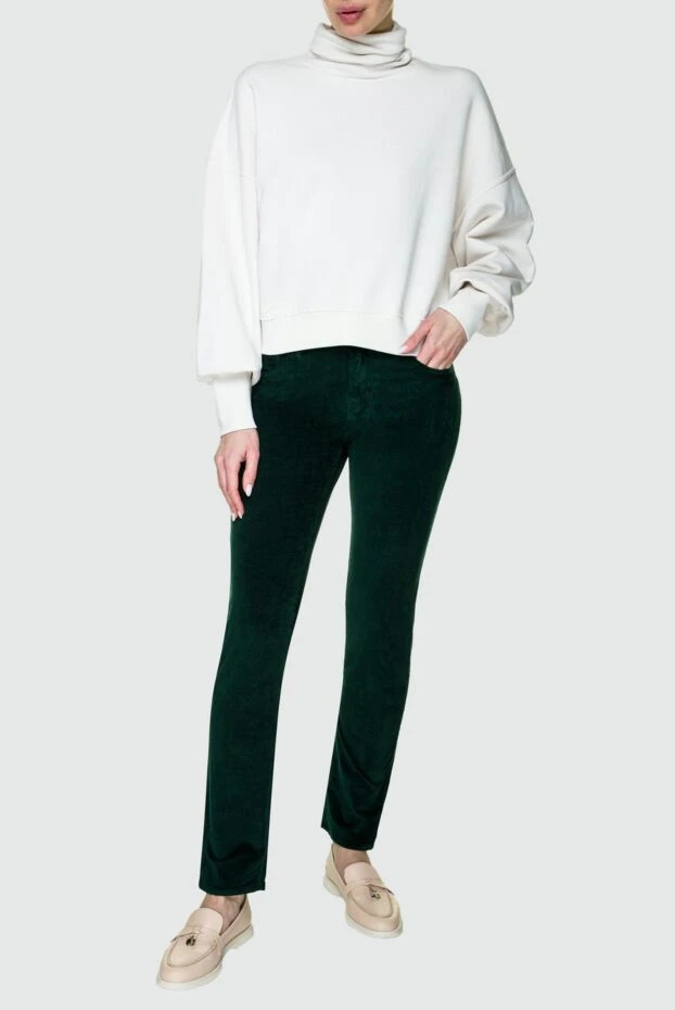 Jacob Cohen woman green jeans for women купить с ценами и фото 158319 - photo 2