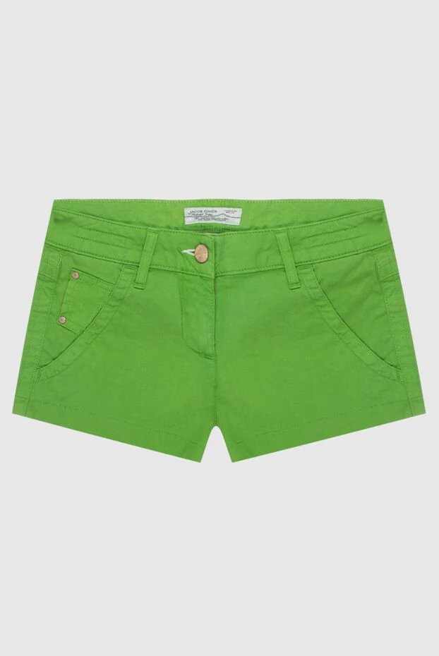 Jacob Cohen woman green cotton shorts for women купить с ценами и фото 158322 - photo 1