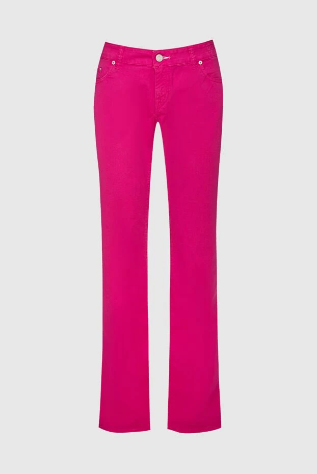 Jacob Cohen woman pink cotton jeans for women купить с ценами и фото 158325 - photo 1