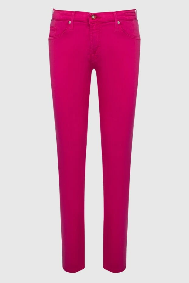 Jacob Cohen woman pink cotton jeans for women купить с ценами и фото 158327 - photo 1