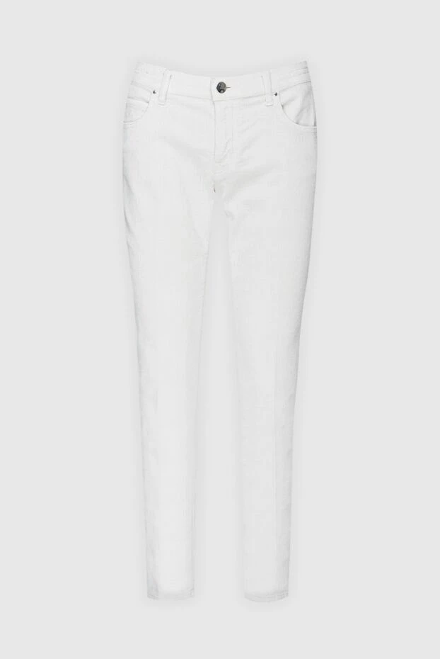 Jacob Cohen woman white jeans for women купить с ценами и фото 158328 - photo 1