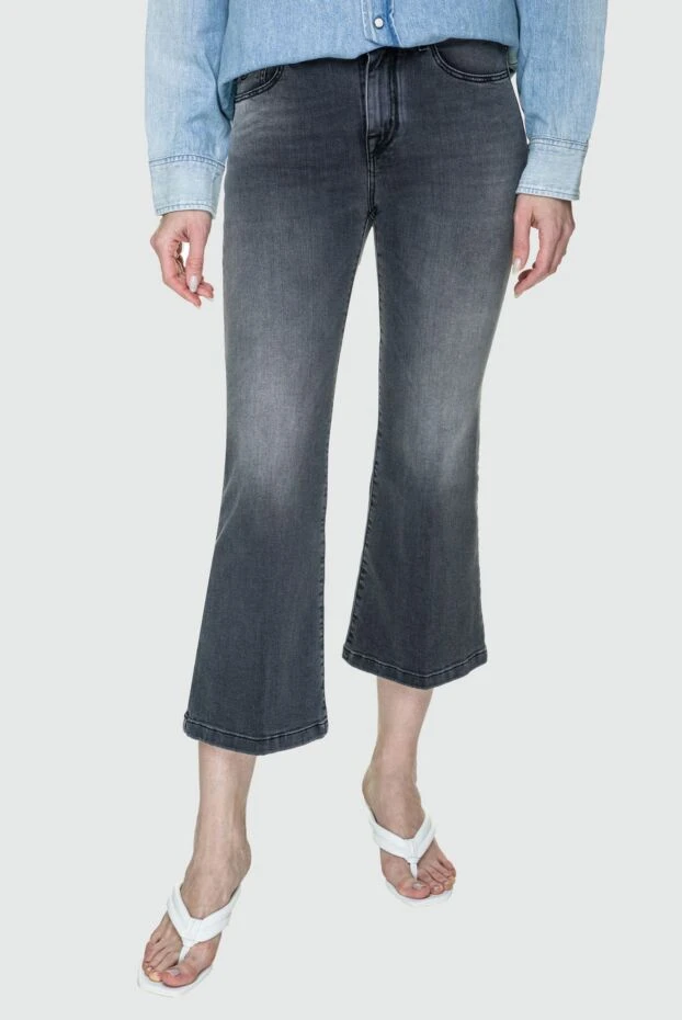 Panicale woman gray cotton jeans for women 184886 - photo 3