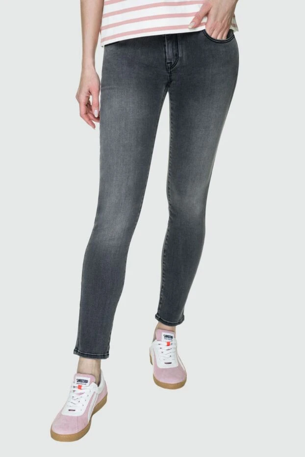 Panicale woman gray cotton jeans for women 184886 - photo 3