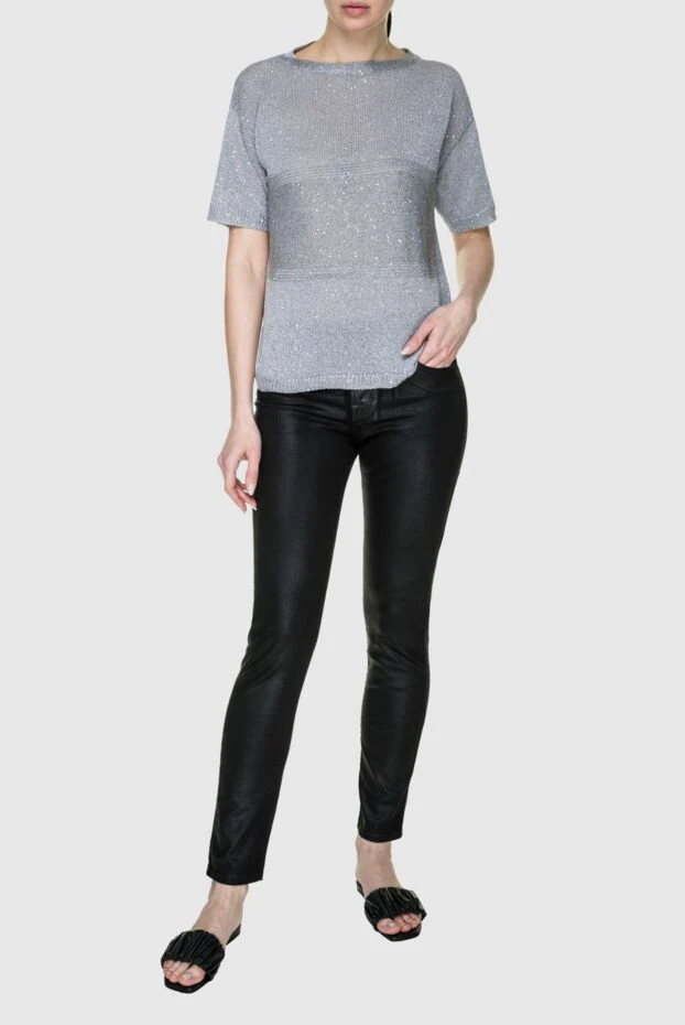 Jacob Cohen woman black jeans for women купить с ценами и фото 158337 - photo 2