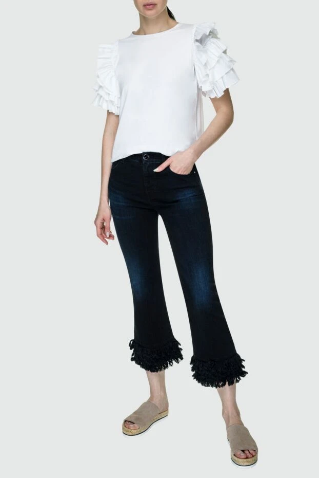 Jacob Cohen woman blue jeans for women купить с ценами и фото 158346 - photo 2