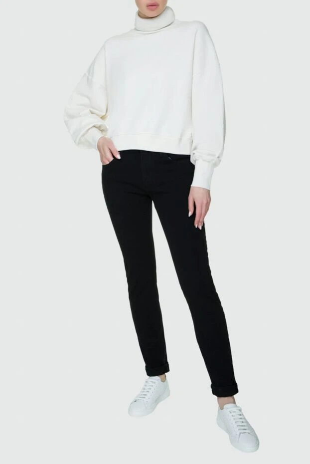 Jacob Cohen woman black jeans for women купить с ценами и фото 158361 - photo 2