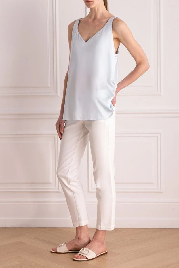 Jacob Cohen woman white jeans for women купить с ценами и фото 158381 - photo 2