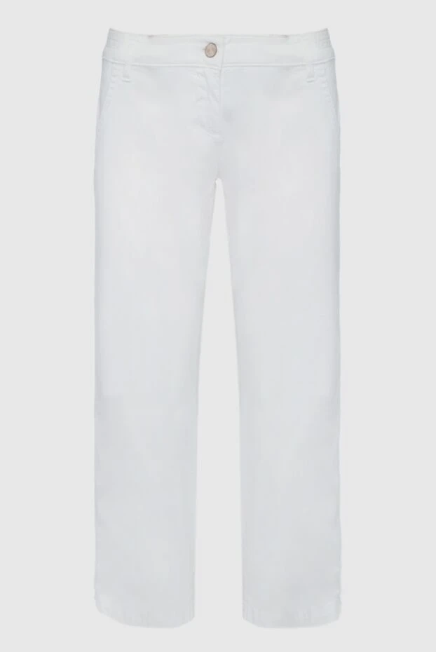 Jacob Cohen woman white cotton jeans for women купить с ценами и фото 158385 - photo 1