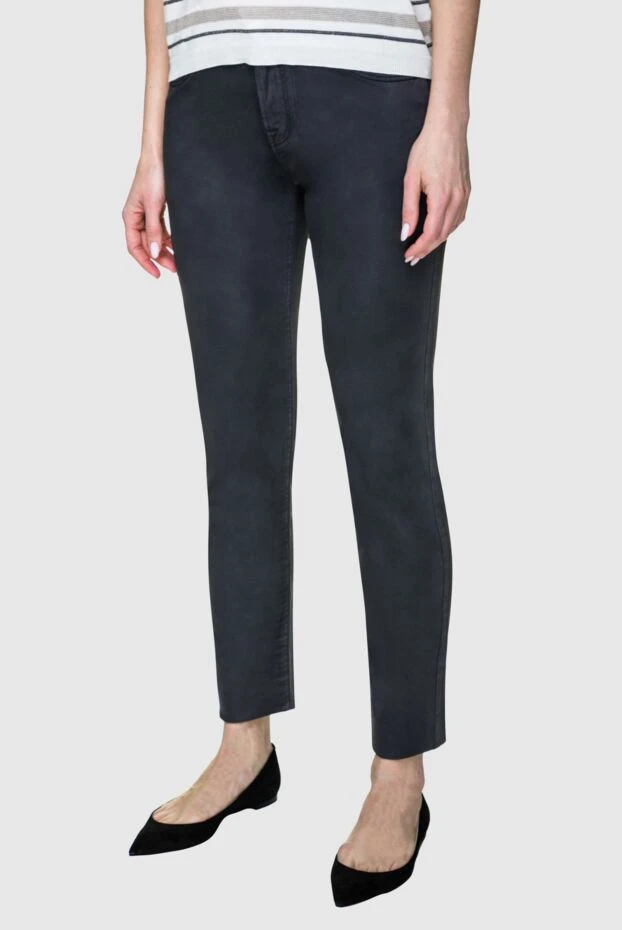 Panicale woman gray cotton jeans for women 184886 - photo 3