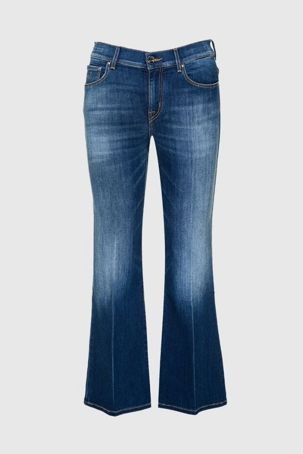 Jacob Cohen woman blue cotton jeans for women купить с ценами и фото 158390 - photo 1