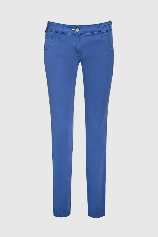 Jacob Cohen woman blue cotton jeans for women купить с ценами и фото 158393 - photo 1