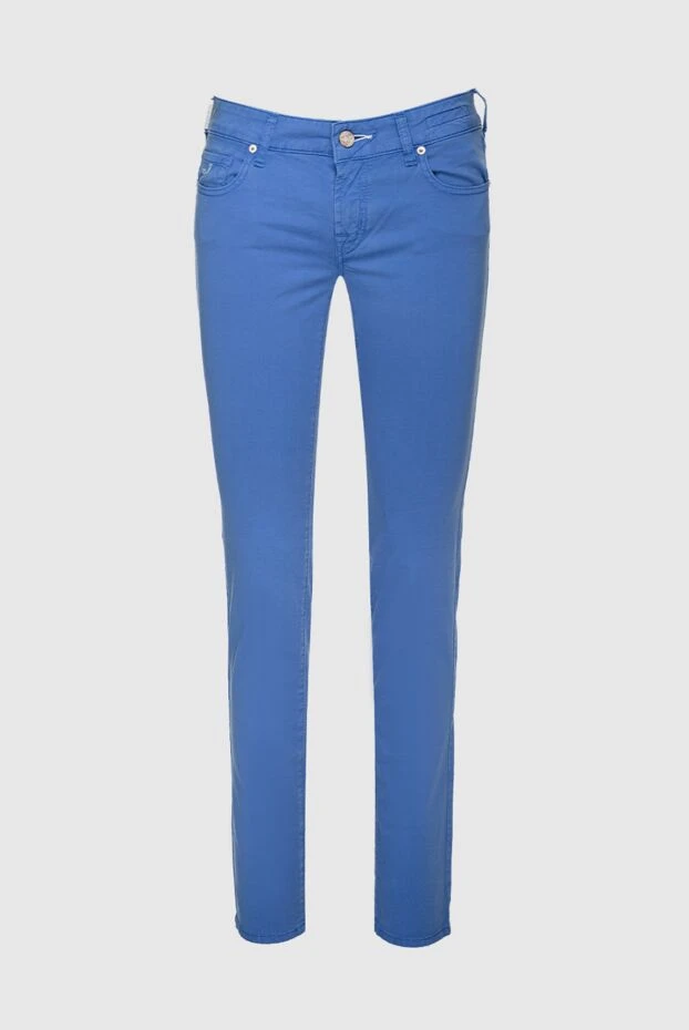 Jacob Cohen woman blue cotton jeans for women купить с ценами и фото 158395 - photo 1