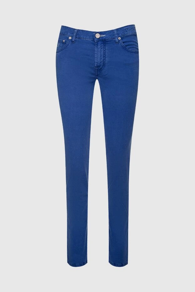 Jacob Cohen woman blue cotton jeans for women купить с ценами и фото 158396 - photo 1