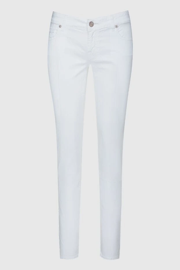 Jacob Cohen woman white cotton jeans for women купить с ценами и фото 158397 - photo 1