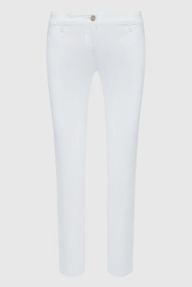 Jacob Cohen woman white cotton jeans for women купить с ценами и фото 158398 - photo 1