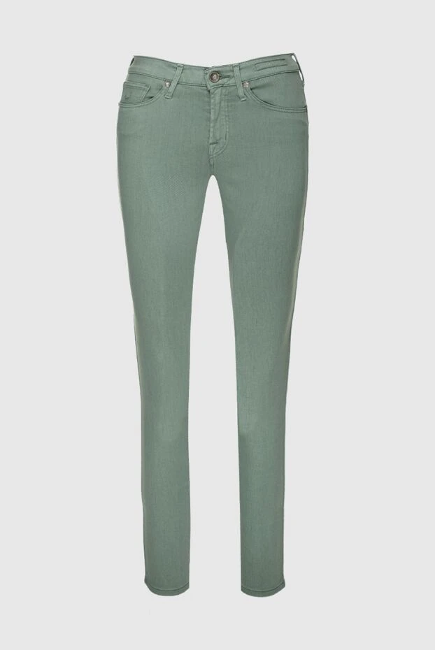 Jacob Cohen woman green jeans for women купить с ценами и фото 158400 - photo 1