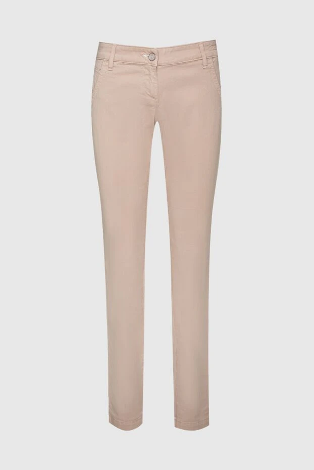 Jacob Cohen woman beige cotton jeans for women купить с ценами и фото 158409 - photo 1