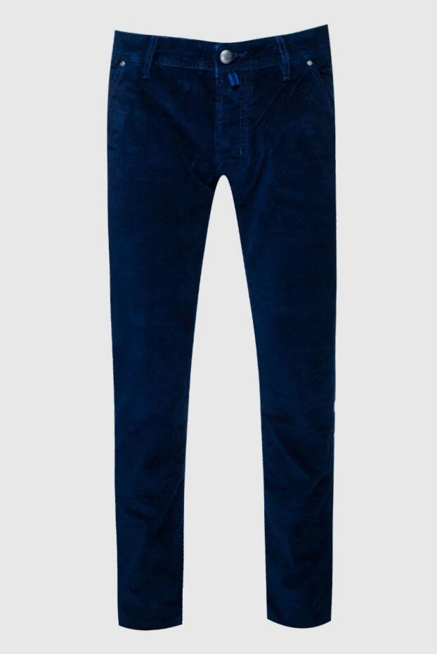 Jacob Cohen man blue cotton jeans for men купить с ценами и фото 158424 - photo 1