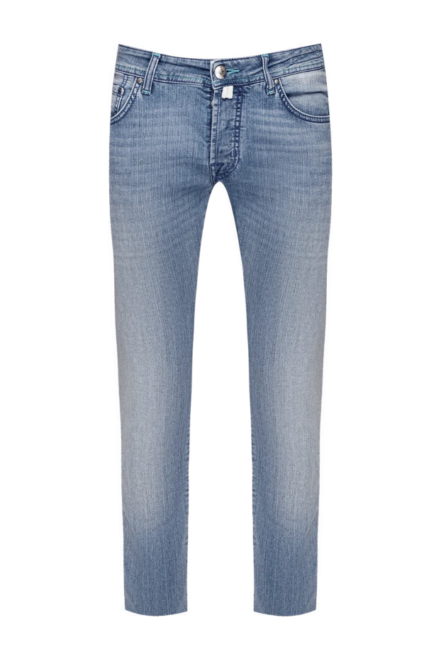 Jacob Cohen man cotton and polyester jeans blue for men купить с ценами и фото 158431 - photo 1