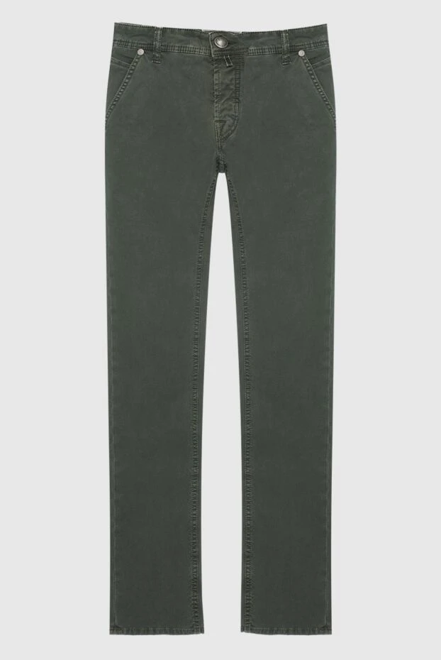 Jacob Cohen man cotton jeans green for men купить с ценами и фото 158433 - photo 1