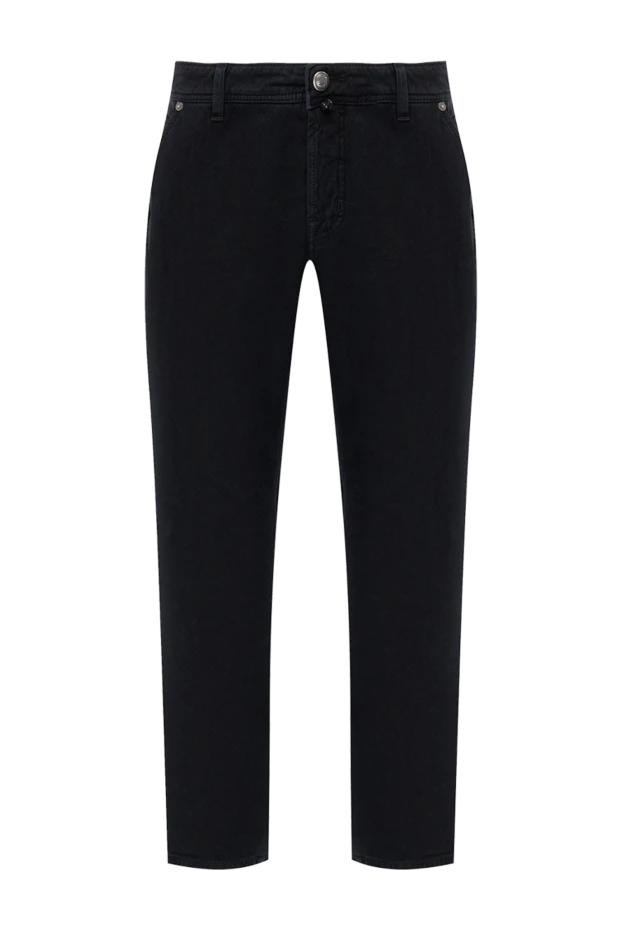 Jacob Cohen man black cotton jeans for men купить с ценами и фото 158435 - photo 1