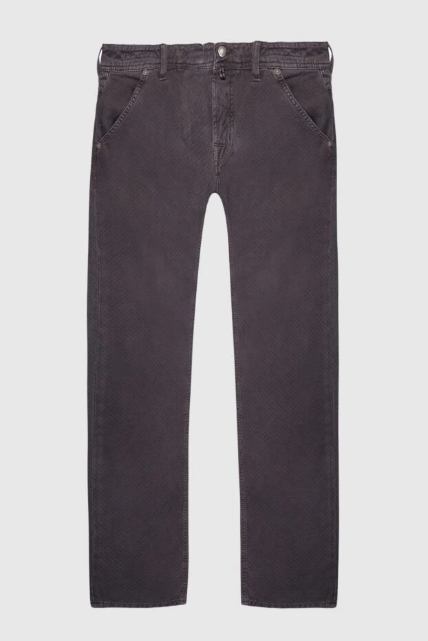 Jacob Cohen man purple cotton jeans for men купить с ценами и фото 158437 - photo 1