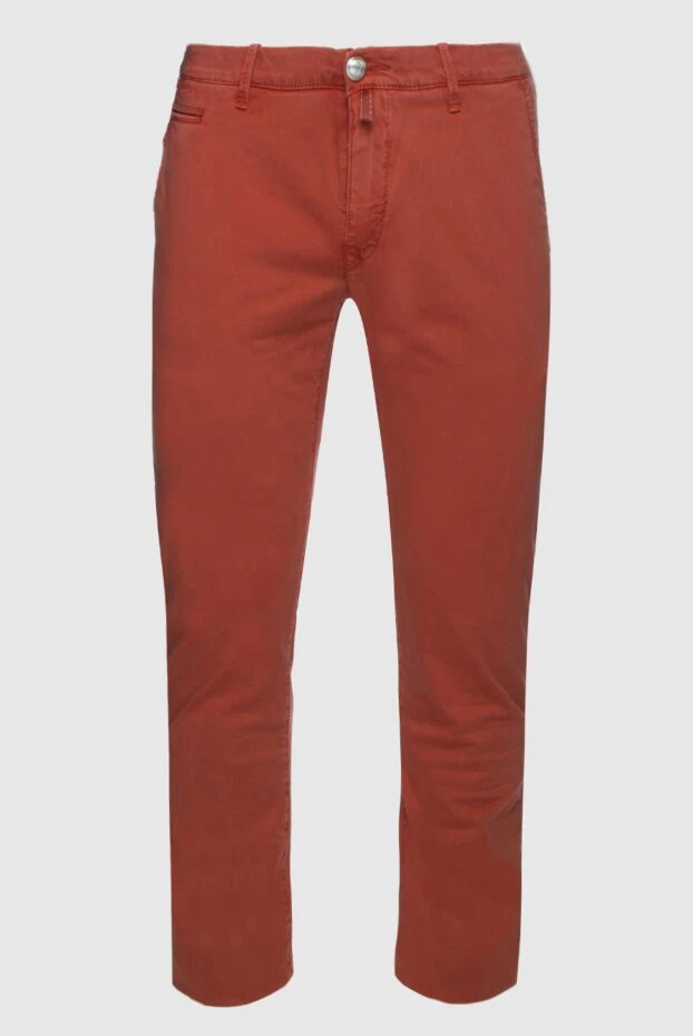 Jacob Cohen man cotton jeans orange for men купить с ценами и фото 158440 - photo 1