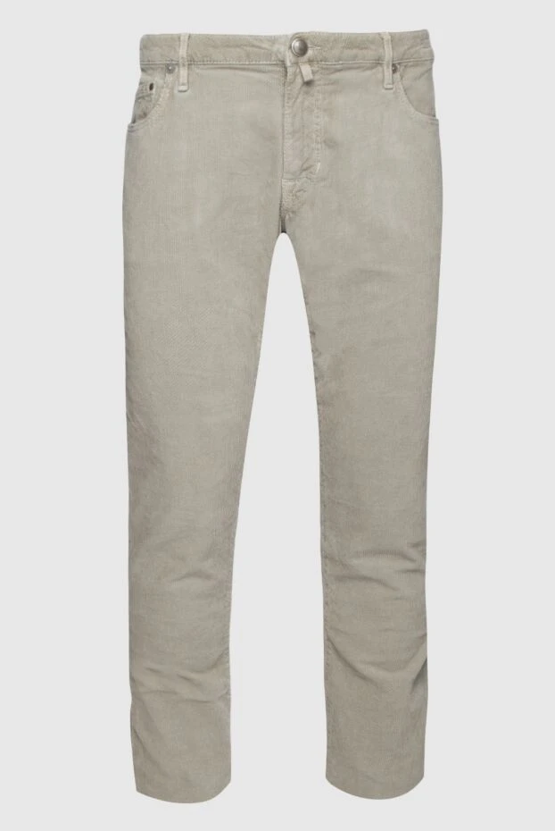 Jacob Cohen man beige cotton jeans for men купить с ценами и фото 158442 - photo 1