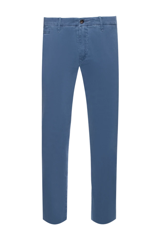 Jacob Cohen man blue cotton jeans for men купить с ценами и фото 158451 - photo 1