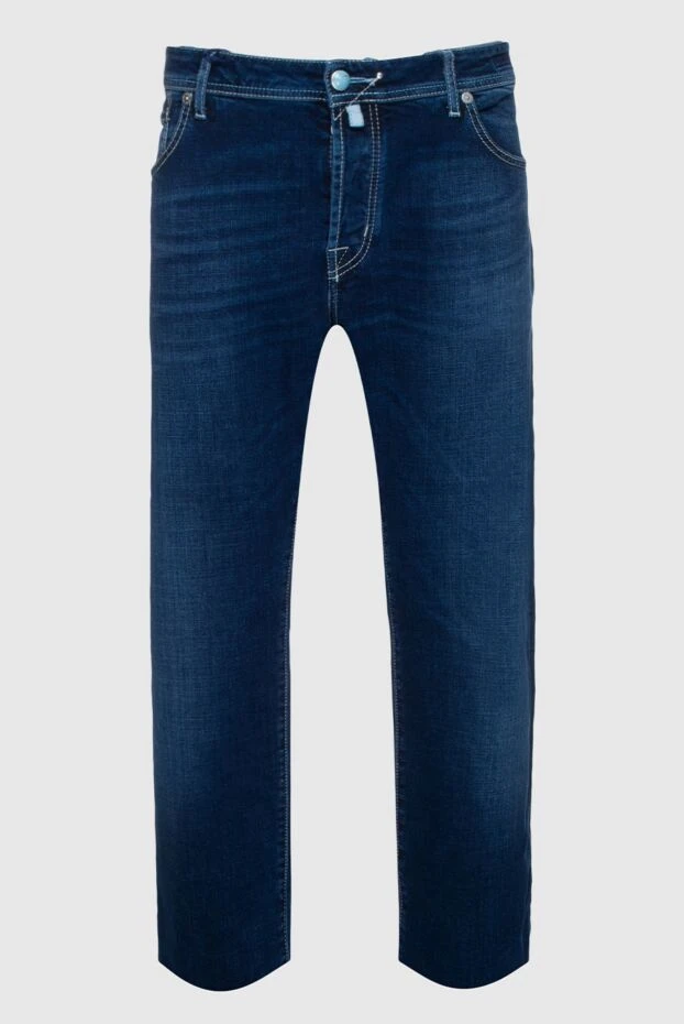 Jacob Cohen man blue cotton jeans for men купить с ценами и фото 158465 - photo 1