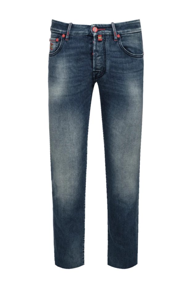 Jacob Cohen man cotton and elastane blue jeans for men купить с ценами и фото 158468 - photo 1