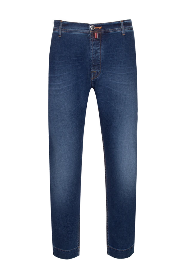 Jacob Cohen man cotton and elastane blue jeans for men купить с ценами и фото 158471 - photo 1