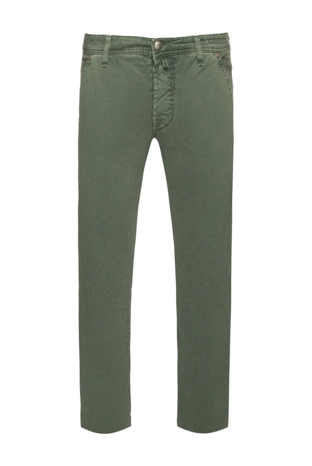 Jacob Cohen man cotton jeans green for men купить с ценами и фото 158477 - photo 1