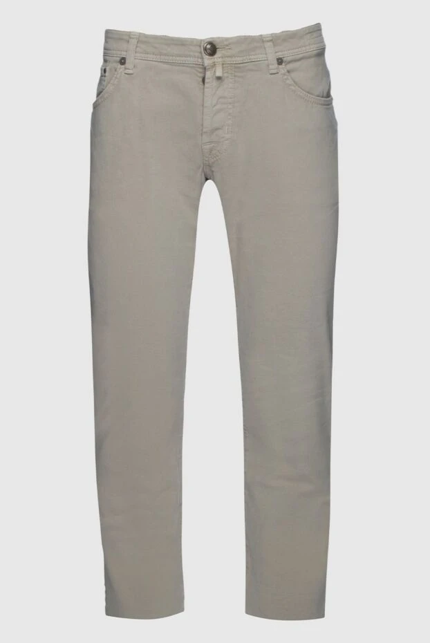 Jacob Cohen man gray cotton jeans for men купить с ценами и фото 158490 - photo 1