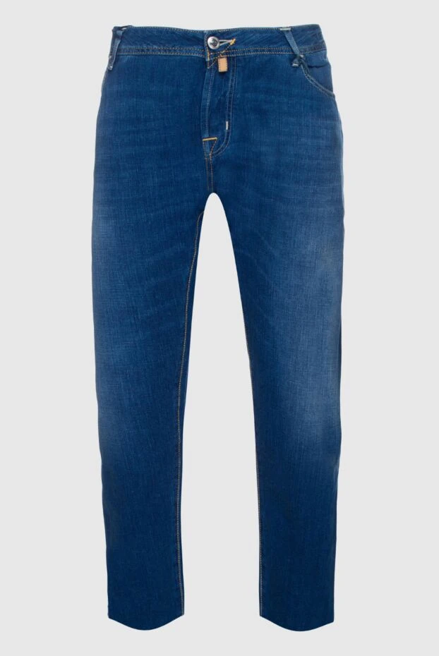 Jacob Cohen man blue cotton jeans for men купить с ценами и фото 158499 - photo 1