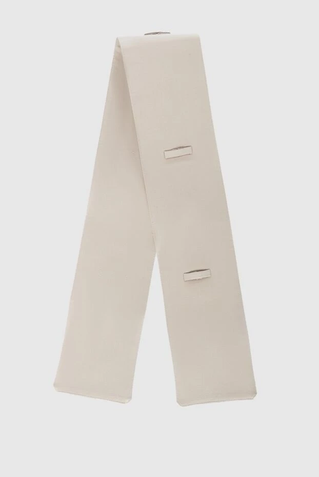 Tonet women's wide leather beige belt 158542 - photo 3