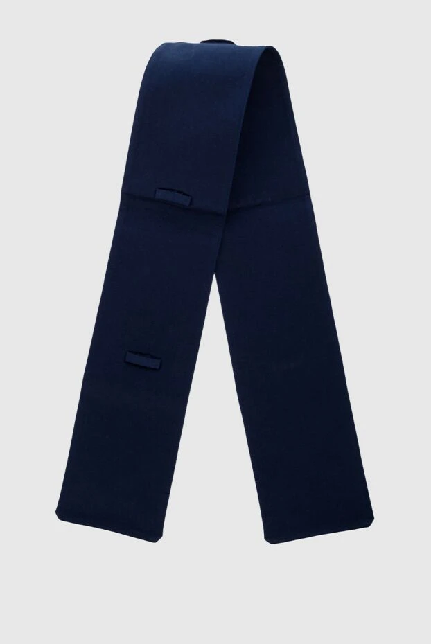 Tonet women's wide leather belt blue 158543 - photo 3