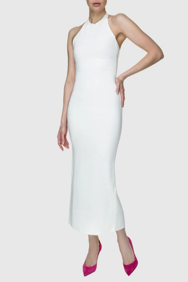 Herve Leger woman white dress for women купить с ценами и фото 158577 - photo 2