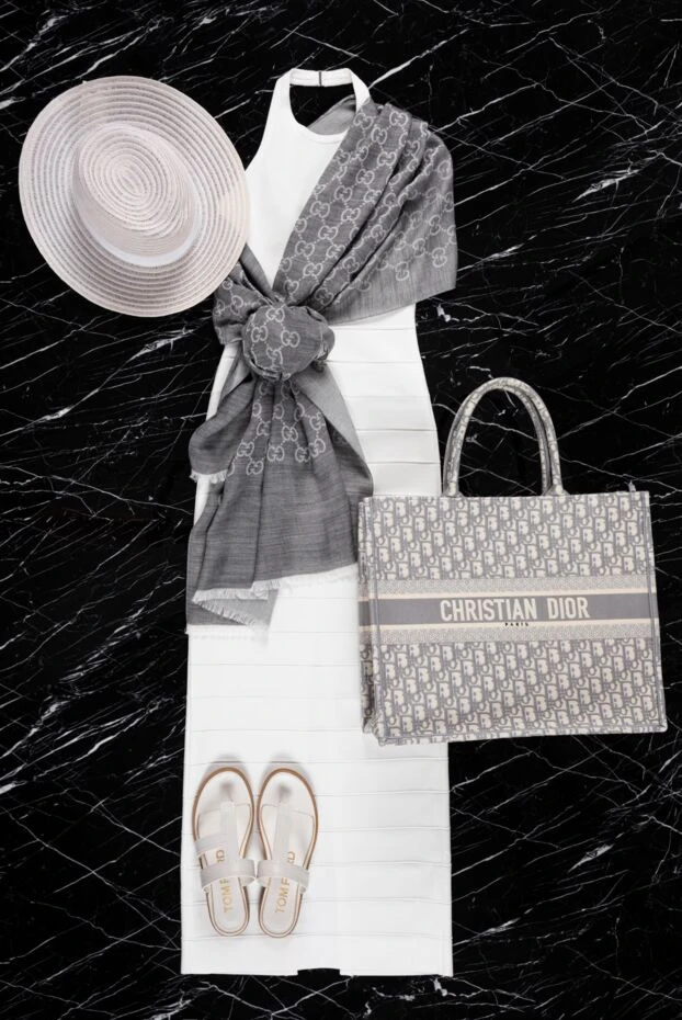 Herve Leger қынамалы ақ жеңсіз, кесіндісі бар әйелдер көйлегі 158577 - фото 2