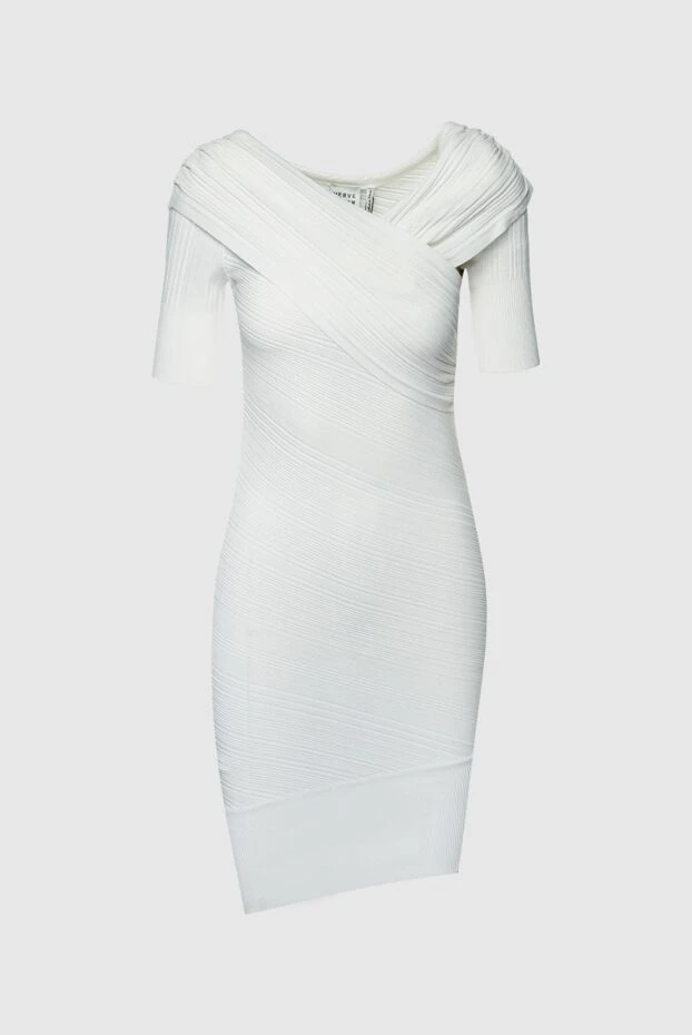 Herve Leger woman white viscose and polyester dress for women купить с ценами и фото 158582 - photo 1