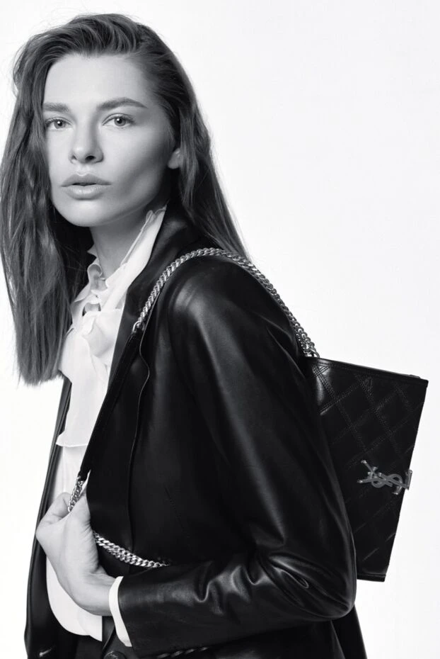 Ermanno Scervino блуза женская шелковая с рюшами и кружевом белая 158704 - фото 2